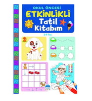 Okul Öncesi Etkinlikli Tatil Kitabım 3 ve 4 Yaş Martı Çocuk