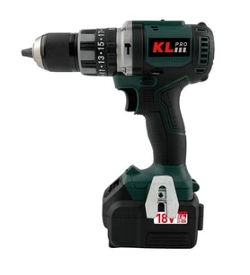 KLPro 18V 2.0 AH ŞARJLI DARBELİ VİDALAMA/MATKAP KÖMÜRSÜZ KLDM18BH-20
