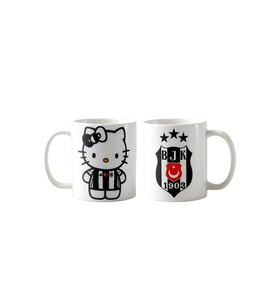 Ghostbastır Design Beşiktaş Hello Kitty Kupa Bardak Tek Adet K070