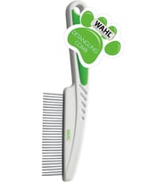 Wahl 858458-016 Pet Tüyü Düğümü Çözücü Metal Uçlu Tarak (Yeşil-Beyaz)