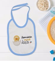 BK Kids Mavi Bebek Mama Önlüğü - Model 81