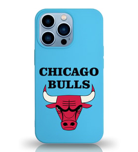 Apple iPhone 13 Pro Max  Lansman Kılıf Chicago Bulls Tasarımlı Altı Kapalı İçi Kadife Kaplı  Kapak (Şeffaf)