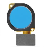 Tkgz - P30 Lite Parmak İzi Okuyucu Flex Mavi