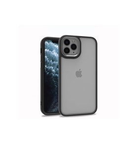 Apple iPhone 11 Pro Uyumlu Kılıf Zore Flora Kapak (Siyah)