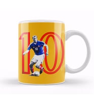 Zinedine Zidane 10 Kupa Bardak Porselen