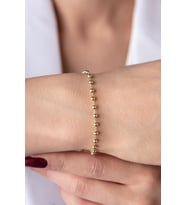 14 Ayar Altın Topçuk Bileklik 2.95 mm (Sarı)