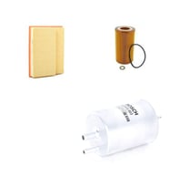 Bosch Filtre Bakım Seti Mercedes CLK 320 C208 1997-2001 Benzin Hava + Yağ f. + Yakıt Filtre Bosch