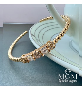 Zirkon Baget Taşlı Bileklik - Kbl0025