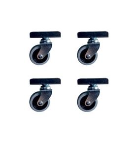 Furç Uzun-Sunta Bilyalı Teker - 20x50 - Gri - 18MM HKS184 - 4 Adet