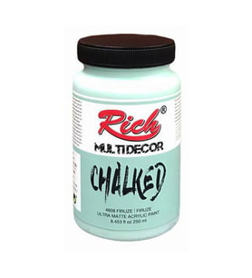 Rich Multi Decor Chalked Akrilik Boya 250 cc. 4608 FİRUZE 