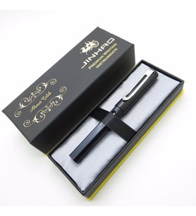 Jinhao Parlak Siyah Roller Kalem  İsme Özel Kalem