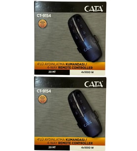 Cata CT-9154 4'Lü Aydınlatma Kumandası (2 Adet)