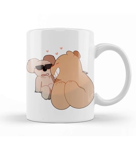 Nom Nom We Bare Bears 07 Kupa Bardak Porselen