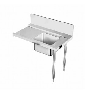 Electrolux Professional Konveyörlü Tip Bulaşık Makineleri İçin Evyeli Ön Yıkama Tezgahı, Sağdan>sola, 1200 Mm BHRPTB11R