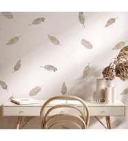 Tüy Kuş Tüyü Boho Duvar Dekoru Salon Çocuk Odası duvar Sticker (Karışık)