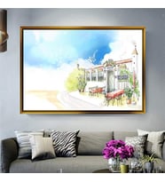 Altın Çerçeveli dekoratif tablo a1050 (Gold)