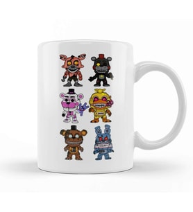 Fnaf Birthday Party Kupa Bardak Porselen