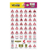 Nova color Eva Sticker Trafik İşaretleri
