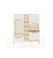 Hyperion Dolap 12 Raflı Tek Çekmeceli 8 Kapaklı 220x44x243 Aytaşı-Aytaşı/Çam