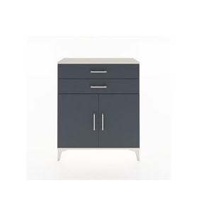 Arges Şifonyer 2 Raflı 2 Çekmeceli 2 Kapaklı 88x30x106 Aytaşı-Antrasit