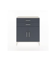 Arges Şifonyer 2 Raflı 2 Çekmeceli 2 Kapaklı 88x30x106 Aytaşı-Antrasit