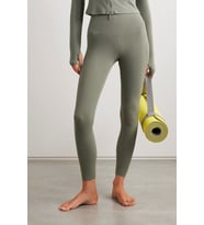 Nike Dri Fit Zenvy Gentle Support High Waisted 7/8 Leggings Kadın Yüksek Bel İç Cepli Spor Tayt Açık Yeşil