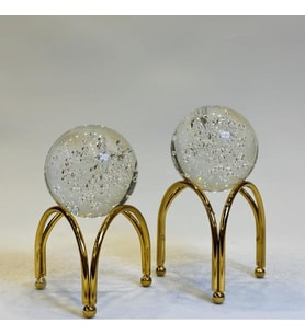 2'Lİ ÜÇ AYAKLI METAL KÜRE GAGA-044