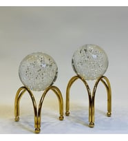 2'Lİ ÜÇ AYAKLI METAL KÜRE GAGA-044