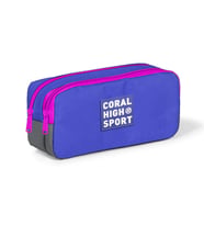 Coral High Sport Lavanta  Gri İki Bölmeli Kalem Çantası 22278
