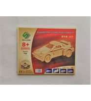 Ahşap Puzzle 3D F20 Araba Maketi