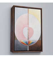 Çerçeveli Hilma af Klint - Soyut Tablo (Kahverengi)