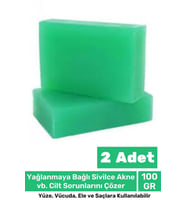 %100 Doğal Güzel Kokulu El Yüz Saç Vücut Cilt Onaran Kolajen Etkili Okaliptus Bitkisel Sabun 2 Adet