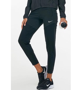 Nike Dri-Fit Essential Running Siyah Bilek Üstü Kadın Eşofman Altı