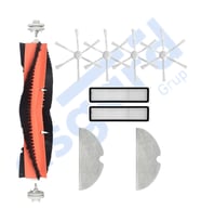Dreame D9,D9 Max,L10 Pro,D9 Pro Uyumlu 1 Ana Fırça 4 Yan Fırça 2 Filtre 2 Mop PKT-iasgf0000148