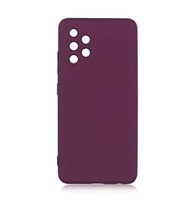Coverzone Samsung Galaxy A32 4G ?le Uyumlu K?l?f Z-Mara Lansman Vieri Tam Koruma Arka Kapak Kamera Koruma �?k?nt?l? P�r�zs�z Y�zey Mor