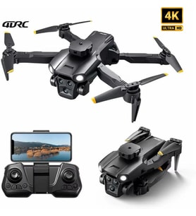 Kameralı HD FPV Drone, Engel Sensörlü, Katlanabilir, WiFi Canlı Görüntü Aktarımlı, Taşıma Çantalı Uzaktan Kumandalı Drone