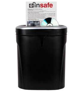 Baove PS725 Evrak İmha Makinesi ve Kağıt Kesme - Cd - Kredi Kartı İmha Makinesi - Çapraz Kesim - 20 Litre
