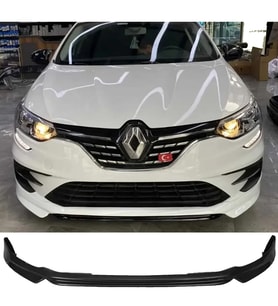 Renault Megane 4 Abt Ön Ek Plastik Siyah karlık-ön-ek-bodykit 2016 2017 2018 2019 2020 2021