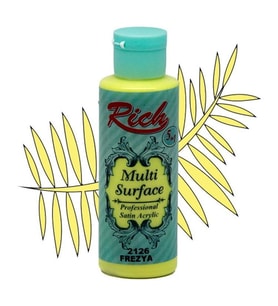 Rich Multi Surface Her Yüzey İçin Akrilik Boya 120 cc. 2126 FREZYA 