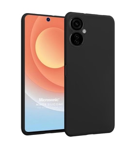Microsonic Matte Silicone TECNO Camon 19 Neo Kılıf Siyah