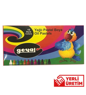 Goyal Pastel Boya Karton 12 Renk Yuvarlak PTL-102