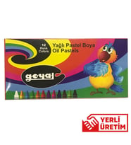 Goyal Pastel Boya Karton 12 Renk Yuvarlak PTL-102