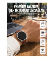 Mey İthalat® AMOLED Ekranlı 10 Gün Kullanım Süreli Torch Özellikli Akıllı Saat Yeni Nesil