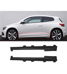 Vw Scirocco Mk3 R Marşpiyel Seti Boyasız 2008 - 2017 Abs Plastik