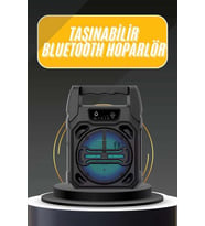 Bluetooth Hoparlör ve Mikrofonlu 6.5 İnç FM Radyo
