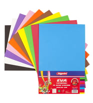 Bigpoint Yapışkanlı Eva 20x30cm Karışık 10 Renk