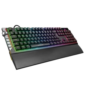 Rampage KB-R29 GRAND Series RGB Ledli Mekanik Işık kontrollü Kırmızı Tuş Takımı Gaming Oyuncu Klavyesi (Siyah-Siyah)