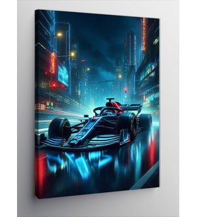 Kanvas Tablo Neon Formula 1