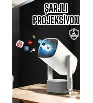 Taşınabilir 4K HD Projeksiyon, Powerbankli Sinema Projektörü