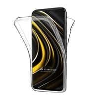 Xiaomi Poco M3 360 Kılıf Şeffaf Ön Arka Korumalı Silikon